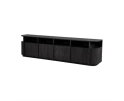 TV meubel Oslo 230x42cm - zwart | Eleonora