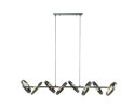 Hanglamp Hover 8-Lamps &ndash; Metaal &ndash; Charcoal &ndash; 160x42x150 cm
