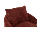 SEVN Lieke fauteuil draaibaar - Rond en compact - Rhapsody 10 Burnt Brick - 93x90x79 cm