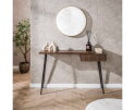 Haltafel Carve - Massief acacia drift brown