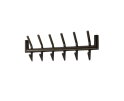 Kapstok Tubo 2x6H - Drift brown