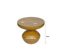 Brix Bijzettafel Lou rond Mustard