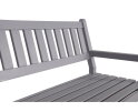 Tuinbank Bordeaux 2-Zits Grenen 125 cm - Grijs