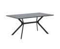 Bruno Eettafel Rechthoek Mdf Zwart 200x90cm - WOOOD Exclusive