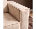 MySofa Floris Hoekbank Velvet Beige Divan Links+2,5 zits