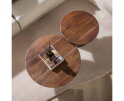 Salontafel Mova rond set/2 - Massief acacia bruin