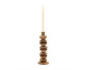 Candle holder Kasane small - bruin | BY-BOO