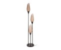 Vloerlamp Cocoon 3-lichts Frosted Sienna bruin &ndash; hotel chique design - 35x35x168 cm