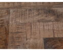 Eettafel Verona ovaal - 180x100x76 - naturel - Mangohout/metaal