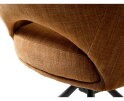 Eetkamerstoel Cowley draaibaar - Chenille - Roest - 59x65x86 cm