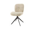 Eetkamerstoel comfort draaibaar  - Boucle zandkleur