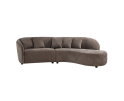 MySofa Novi Hoekbank Grijs 3 zits + Lounge R