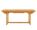 Tuintafel uitschuifbaar rechthoek Teak 120*180/240 cm