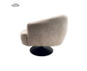 Barga Fauteuil - fabric TED 24 off white (draaibaar)