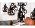 Hanglamp, 8-lichts, H340 smoke glas