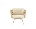 Loungestoel Sophia draaibaar 360&deg; tuin - Beige