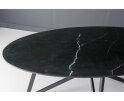DT- Marble Oval Web Black 200cm | Livingfurn