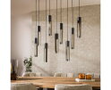 Hanglamp 5+4 tube - Artic zwart