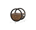 Wandschap Circular 1L &Oslash;30 - Massief acacia bruin