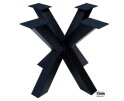 Iron Dining Table Spider Leg Black powdercoating