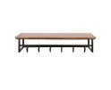 Kapstok Edge Curve 6H - Massief acacia bruin