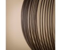 Hanglamp Copper twist &Oslash;70 cm - Zwart nikkel