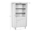 Wandkast Solana Bruin Mangohout 115 cm