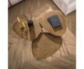 Salontafel Trinity set van 3 driehoekig metallic - Brons antiek