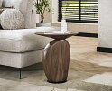 Bijzettafel art solid - Massief acacia glaze brown