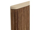 DTP home Lagoon hoofdbord teakhout en Mortex naturel / beige - 210 x 10 x 120 cm