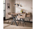 Barstoel raster draaibaar -  Velours champagne