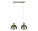 Hanglamp &Oslash;38 screen 2 lampen - Brons antiek