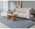 Hoekbank Kiki Cremona 14 - chaise longue arm links + 2-zits arm rechts - 282x165 cm - Beige