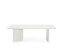 Salontafel Jade Rechthoek mangohout 130x70 cm Off white - Japandi