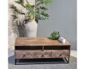 Salontafel Jasmin 120cm 3 lades | mangohout