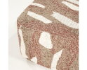 Pouf Rytm large - rood | BY-BOO