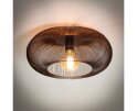 Plafondlamp Copper twist &Oslash;43 cm - Zwart nikkel