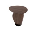 Bijzettafel art solid - Massief acaciahout - glaze bruin - 45x36x50 cm - Japandi