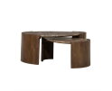 Salontafel Niklas 73x46cm - bruin | Eleonora