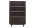 Showcase Maroon, 2x3 doors,210x130x40 cm, mahogany