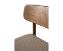 Eetkamerstoel Livo eikenhout bruin - Sand