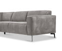 Hoekbank Varello Antraciet - Tauro 02 &ndash; Ottomane links &ndash; 270x209 cm