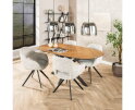 Hanglamp 3L drift glass - Smoke grey glas