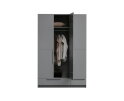 Pure - 3 Drs Hang/legkast - Splitdeur Grenen Betongrijs[fsc] - WOOOD