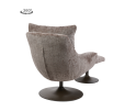 Force coffeechair 360&deg; + footstool - Cremona 24 clay