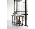 Timeless wandtafel Beam teakhout 140 cm