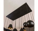 Hanglamp Modulo XXL metaal 18 lampen - Artic zwart