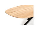 Eettafel Vienna organisch eikenhout - houten spinpoot - 160x100 cm