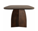 Eettafel Nina Deens ovaal mangohout 240x110 cm - walnoot - Japandi stijl