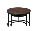 Salontafel Otik Brown Oak | 70 cm | Set van 2